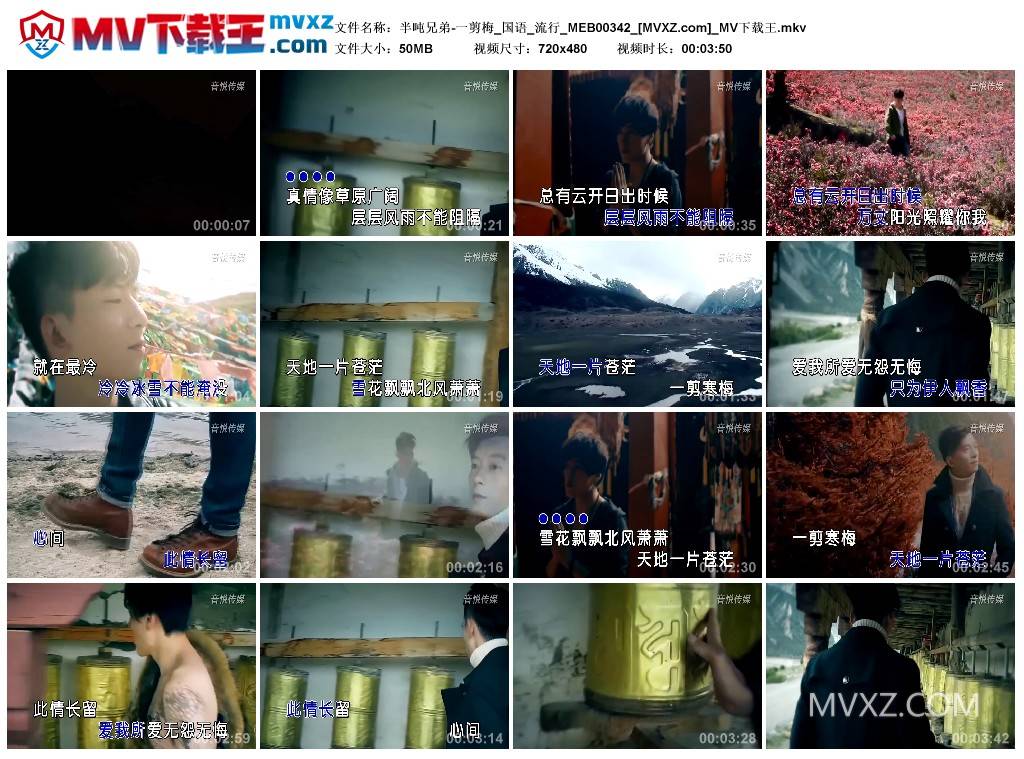 半吨兄弟-一剪梅_国语_流行_MEB00342